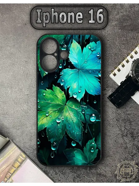 TypoPrint Чехол на iPhone 16 с принтом Лист