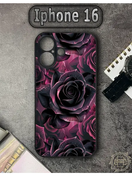 TypoPrint Чехол на iPhone 16 с принтом Роза