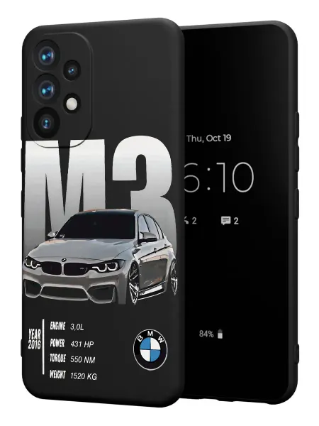 PBl store Чехол на Samsung A53 5G с принтом BMW м3