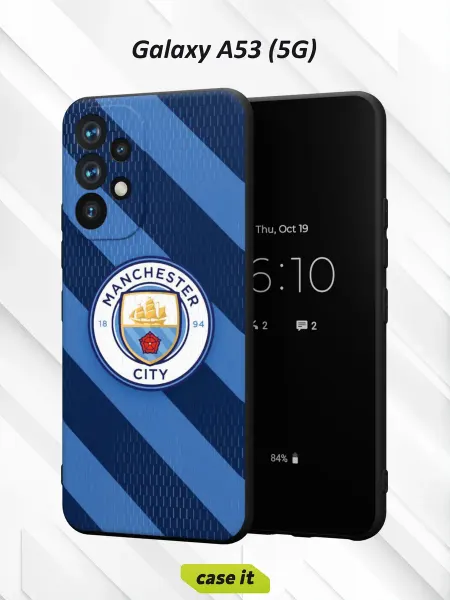 Case it Чехол на Samsung A53 5G с принтом Manchester City