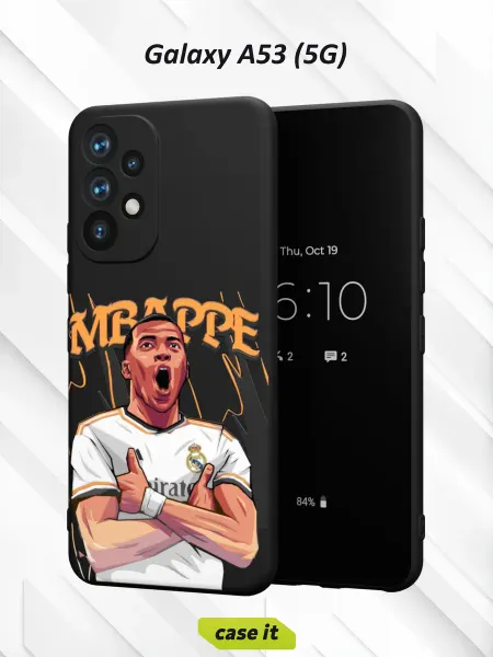 Case it Чехол на Samsung A53 5G с принтом star of Real Madrid