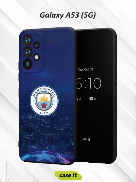 Case it Чехол на Samsung A53 5G с принтом Manchester Сити