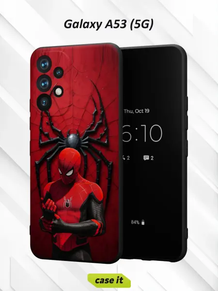 Case it Чехол на Samsung A53 5Gс принтом Питер Паркер Marvel