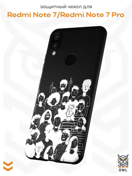 OWL369 Чехол на Xiaomi Redmi Note 7 с принтом Аниме