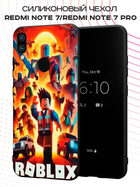 PBl store Чехол на Xiaomi Redmi Note 7 с принтом Roblox