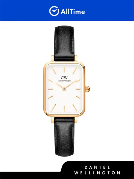 Daniel Wellington Часы наручные маленькие кварцевые с кожаным ремешком желтые