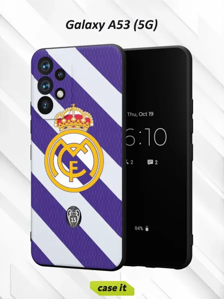Case it Чехол на Samsung A53 5G с принтом Реал Мадрид УЕФА