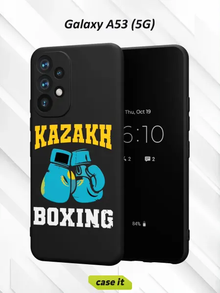 Case it Чехол на Samsung A53 5Gс принтом Казахстан бокс