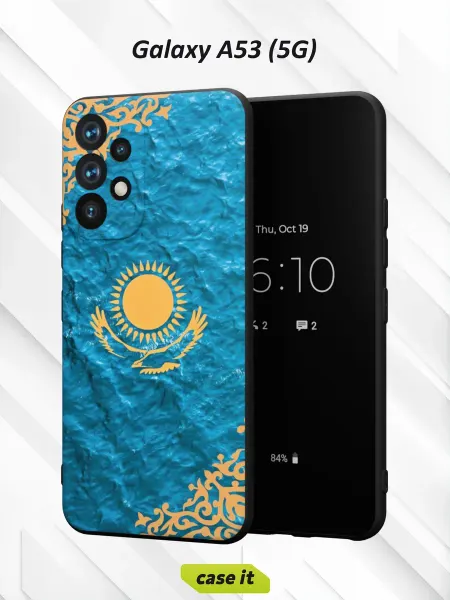 Case it Чехол на Samsung A53 5Gс принтом государственный флаг