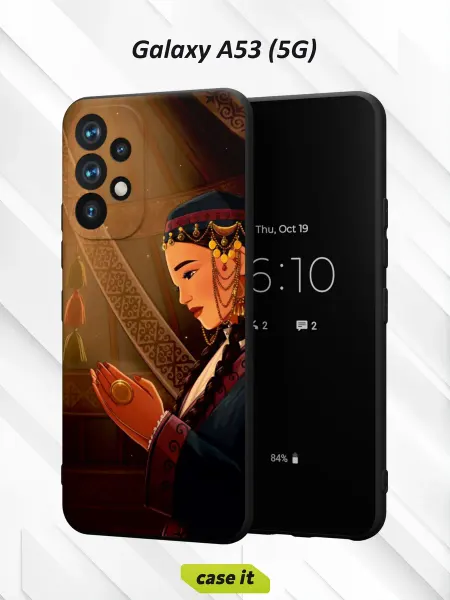 Case it Чехол на Samsung A53 5Gс принтом Девушка