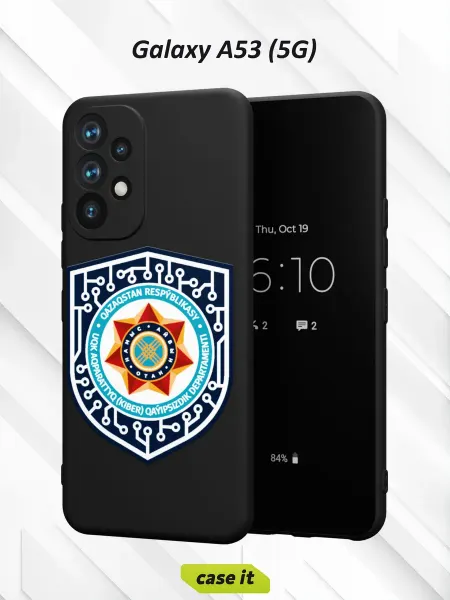 Case it Чехол на Samsung A53 5Gс принтом Логотип Казахстан