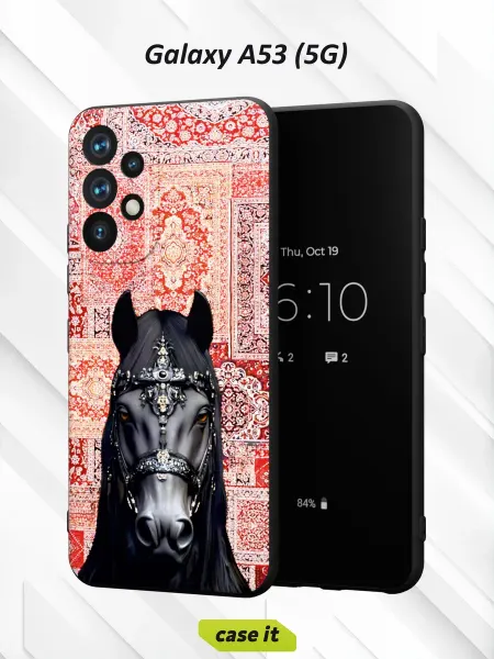Case it Чехол на Samsung A53 5Gс принтом лошадь на ковре