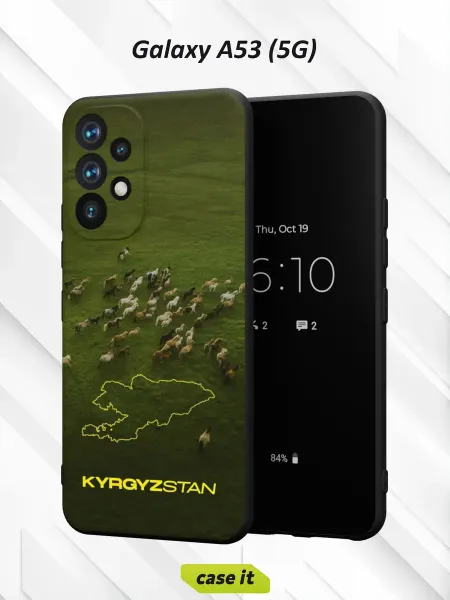 Case it Чехол на Samsung A53 5Gс принтом Кыргызстан