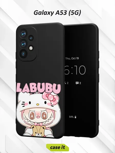 Case it Чехол на Samsung A53 5Gс принтом Лабубу