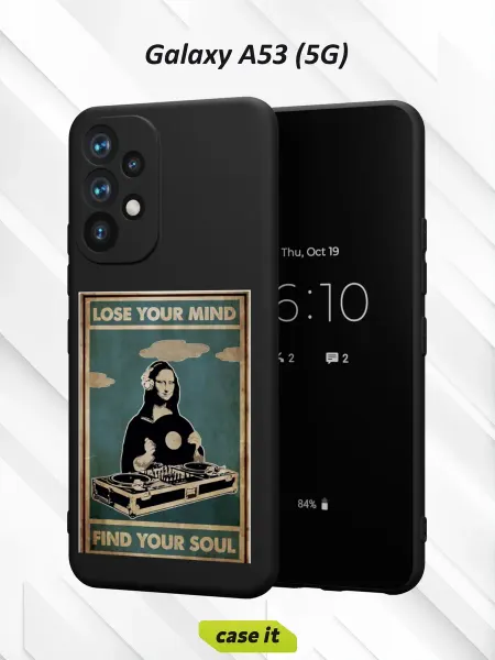 Case it Чехол на Samsung A53 5Gс принтом Мона Лиза