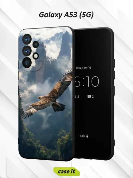 Case it Чехол на Samsung A53 5Gс принтом Парящий в небе