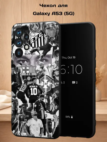 Case Style Чехол на Samsung A53 5G с принтом Коллаж Ювентуса