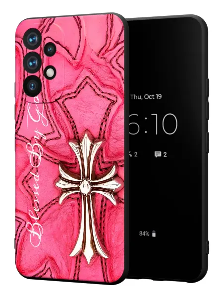 PBl store Чехол на Samsung A53 5G с принтом Chrome крест