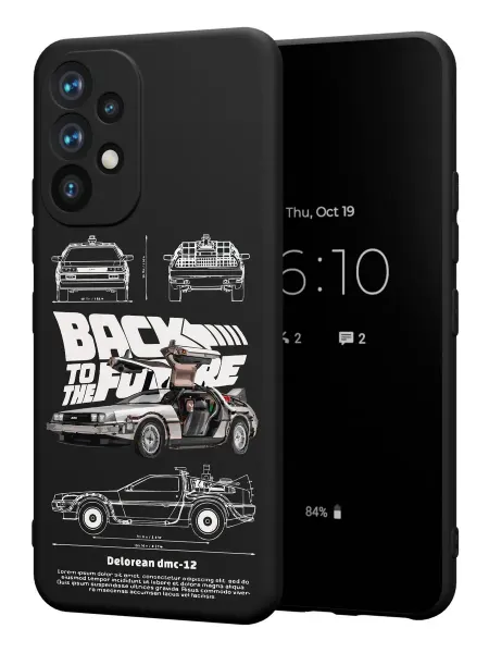 PBl store Чехол на Samsung A53 5G с принтом DeLorean