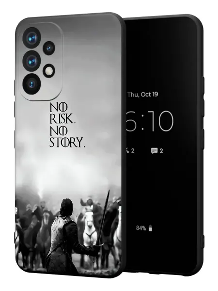 FACTORIA Чехол на Samsung A53 5G с принтом Надпись