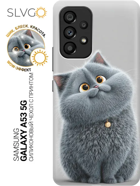 SLVGO Чехол на Samsung Galaxy A53 5G с котиками