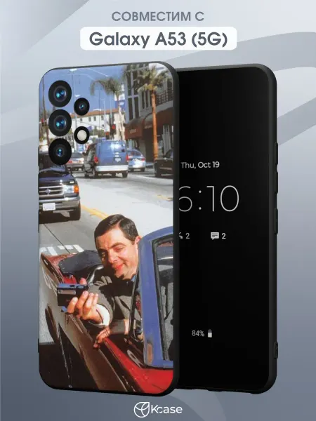 Kcase Чехол на Samsung A53 5G с принтом Мистер Бин