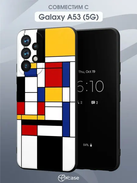 Kcase Чехол на Samsung A53 5G с принтом Геометрия