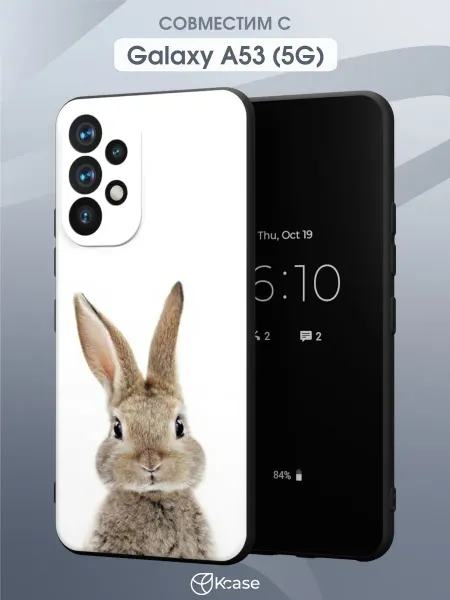 Kcase Чехол на Samsung A53 5G с принтом Кролик
