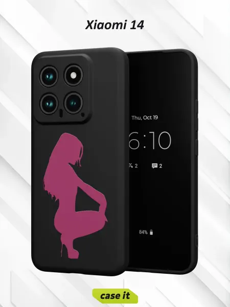 Case it Чехол на Xiaomi 14 с женским принтом