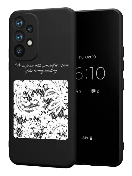 PBl store Чехол на Samsung A53 5G с принтом Кружево pinterest