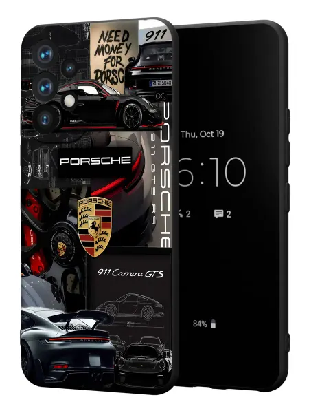 PBl store Чехол на Samsung A53 5G с принтом Porsche