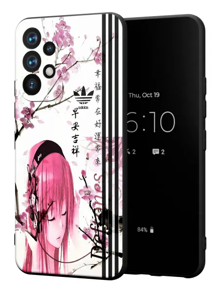 PBl store Чехол на Samsung A53 5G с принтом Аниме адидас