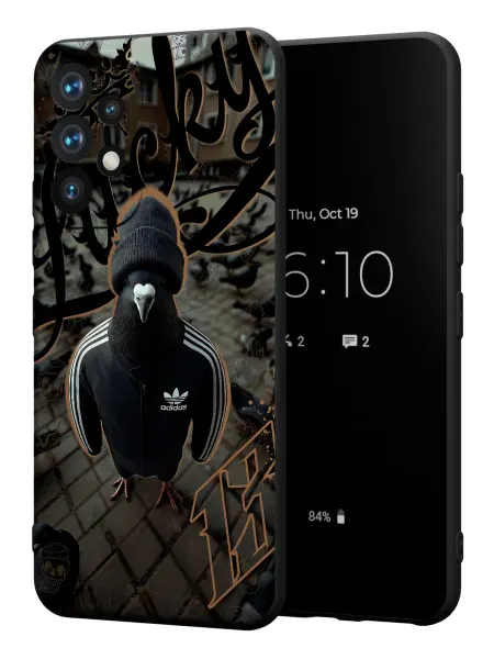 PBl store Чехол на Samsung A53 5G с принтом Голубь в адике