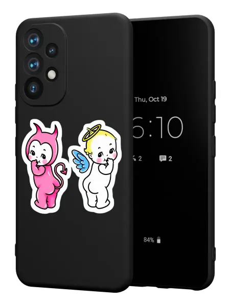 PBl store Чехол на Samsung A53 5G с милым принтом Ангелов