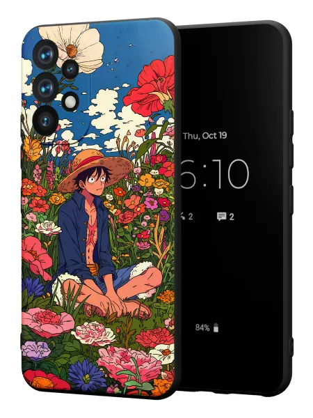 PBl store Чехол на Samsung A53 5G с принтом Луффи аниме