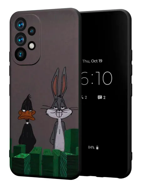 PBl store Чехол на Samsung A53 5G с принтом Багз Банни