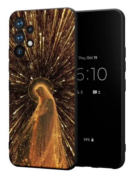 PBl store Чехол на Samsung A53 5G с принтом Дева Мария