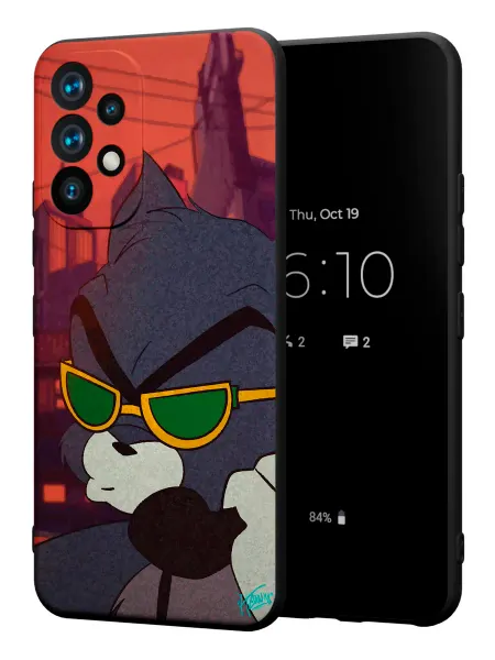 PBl store Чехол на Samsung A53 5G с принтом Том и Джерри