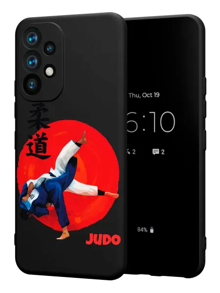 PBl store Чехол на Samsung A53 5G с принтом Дзюдо