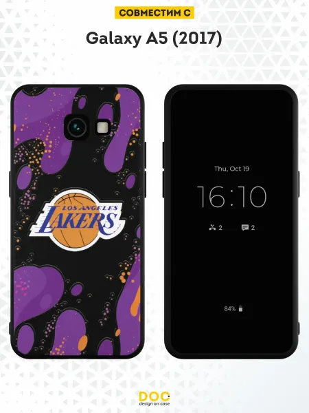 DesignOnCase Чехол на Samsung A5 2017 с принтом Lakers