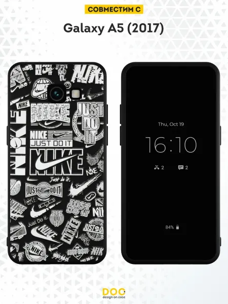 DesignOnCase Чехол на Samsung A5 2017 с принтом Nike