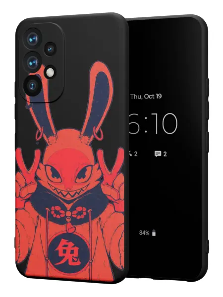 PBl store Чехол на Samsung A53 5G с принтом Заяц