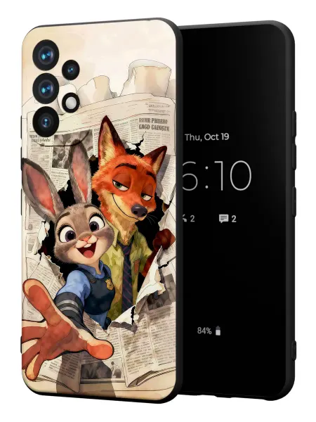 PBl store Чехол на Samsung A53 5G с принтом Зверополис