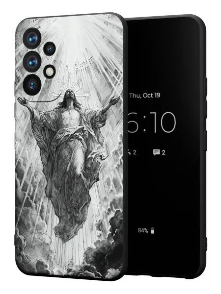 PBl store Чехол на Samsung A53 5G с принтом Иисус