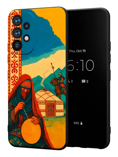 PBl store Чехол на Samsung A53 5G с принтом Казашка