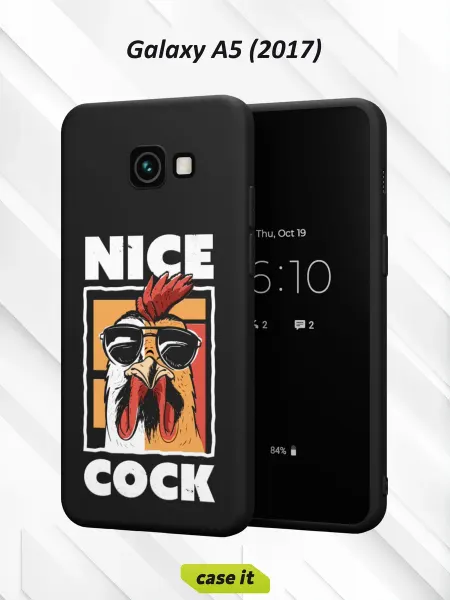 Case it Чехол на Samsung A5 2017с принтом NICE COCK