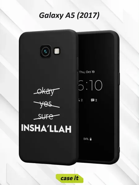 Case it Чехол на Samsung A5 2017с принтом Inshallah
