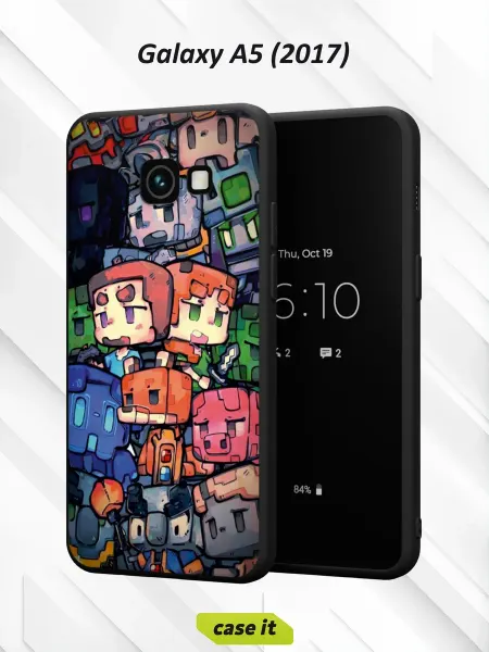 Case it Чехол на Samsung A5 2017с принтом Майнкрафт