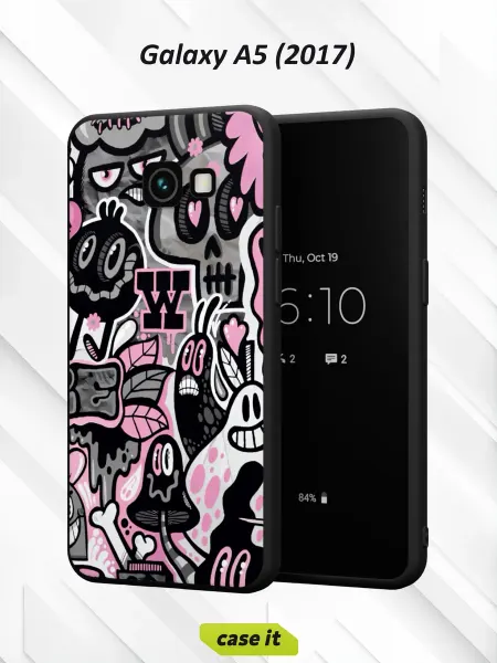 Case it Чехол на Samsung A5 2017с принтом Рожицы
