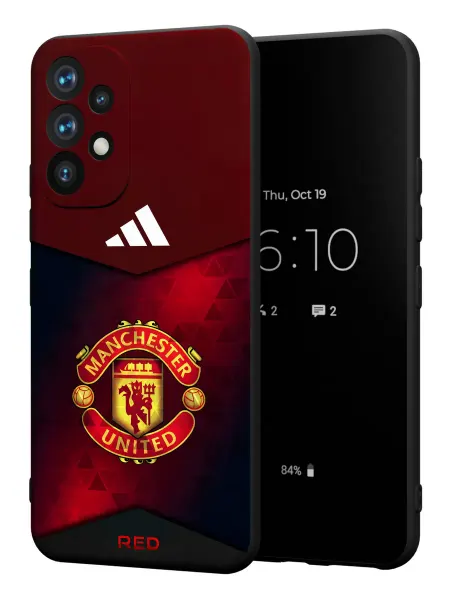 PBl store Чехол на Samsung A53 5G с принтом ФК Манчестер Юнайтед